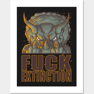 F**k Extinction! Posters and Art